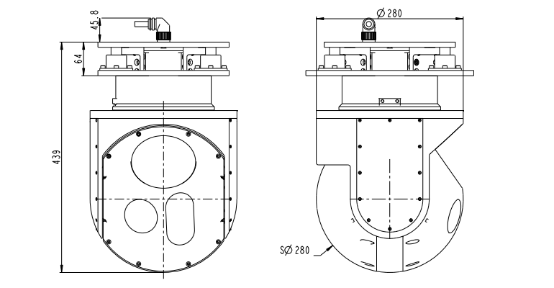 S280TB兩軸三光吊艙 S280TB兩軸三光吊艙
