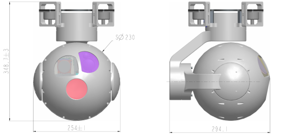 T230TB三軸三光吊艙